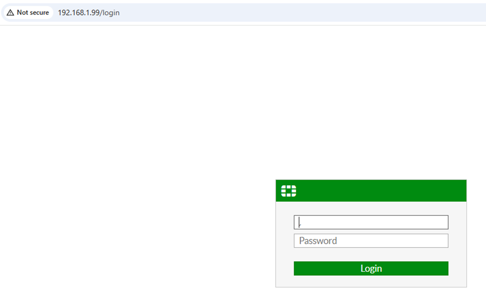 صفحه وب ورود یا لاگین  login  به پنل مدیریتی فایروال فورتیگیت