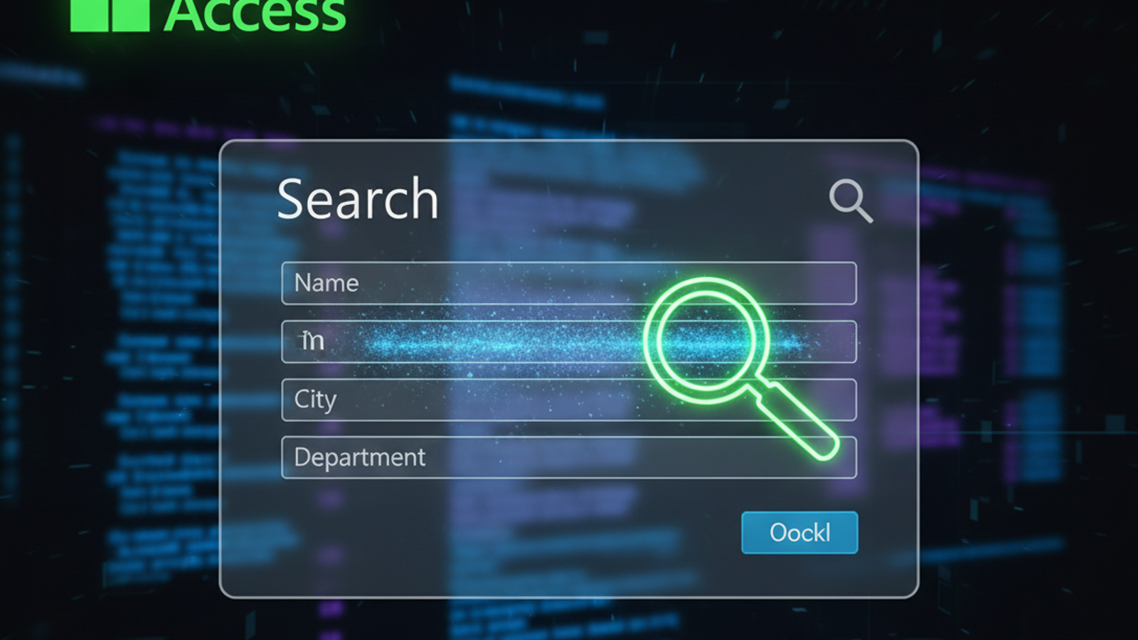 آموزش ساخت فرم جستجوی پیشرفته در اکسس (جستجو بر اساس چند فیلد)