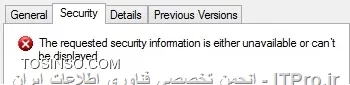 با سلام خدمت دوستان 
من هم همین مشکل رو دارم البته فایل من اکسل هست
من مشکل رو پیدا کردم ولی نمی دونم چطور حلش کنم 
مشکل از سطح دسترسی فایل هستش فقط با هر راهی که می دونستم نتونستم حلش کنم تو اینترنت هم چیزی پیدا نکردم 
لطفا اگه از دوستان کسی می دونه چطور مشکل رو میشه حل کرذ کمک کنه.
با تشکر
این عکس قسمت security  فایلمه
||http://network.tosinso.com/files/get/4acdd42d-c477-4efb-a4be-4a4584aa2b75||