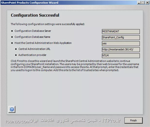 آموزش گام به گام نصب شيرپوينت آموزش نصب SharePoint