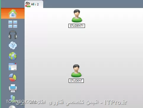 در این آموزش قصد دارم نحوه راه اندازی و استفاده از نرم افزار Net Support School رو بر روی VMware به صورت شماتیک توضیح بدم گرچه این روش در عمل کاربردی نداره ولی یک روش تمرینی خوب برای یاد گرفتن این نرم افزار کاربردی است. قسمت اول این اموزش مربوط به راه اندازی ماشین مجازی هست (اگر اشنایی دارید به بخش دوم مراجعه کنید) و بخش دوم استفاده از نرم افزار Net Support  ، در این مطلب آموزشی بر اساس یک سناریو نصب و راه اندازی VMWare و اتصال آنها به اینترنت و ایجاد یک شبکه داخلی و سپس راه اندازی نرم افزار کاربردی Net Support بر روی 3 ماشین VMWare که یکی از آنها به عنوان دستگاه معلم (Tutor) و 2 دستگاه دیگر به عنوان دانشجو (Student) شبیه سازی میشود.بر طبق این سناریو به ترتیب زیر 3 ماشین VMWare ایجاد میشود.
قدم اول : ایجاد یک ماشین مجازی جدید به ترتیب زیر:
||http://tosinso.com/files/get/c422d8d5-5359-4b5d-90c2-fcb1334963ef||
قدم دوم : یکی از دو حالت Typical یا Custom را انتخاب کرده و Next را میزنیم.
||http://tosinso.com/files/get/823e8f27-f990-4c0b-aecc-6d8c7c62d77e||
قدم سوم : در این مرحله میتوانیم محل فایل ایزوی ویندوز 8 را مشخص کرده و یا ان را به بعد موکول کنیم.
||http://tosinso.com/files/get/e76fa852-0add-402d-bf8f-fbc98eacfa0f||
قدم چهارم : در این مرحله نوع سیستم عامل و ورژن محصول را انتخاب میکنیم.
||http://tosinso.com/files/get/cf51fbad-5deb-4a73-a59a-382aec627b84||
قدم پنجم : نام ماشین مجازی را مشخص میکنیم.
||http://tosinso.com/files/get/3e1aa1aa-a0ca-4a3f-a1b6-4395d6e32c1f||
قدم پنجم : سپس با زدن Customize Hardware میتوانیم تنظیمات سخت افزاری ماشین مجازی را به دلخواه خود انجام دهیم.
||http://tosinso.com/files/get/25545a3a-c7b0-4914-b95c-03aed588ef1b||
قدم ششم : در این مرجله مقدار RAM ماشین مجازی را از طریق اسکرول تعبیه شده در سمت راست تعیین میکنیم
||http://tosinso.com/files/get/da09ec39-1df7-4d9b-aac9-fd883305fda9||
قدم هفتم : سپس تعداد پردازنده ها را مشخص میکنیم.
||http://tosinso.com/files/get/1d0edb30-b02e-40c6-85c2-5574c6e1d227||
قدم هشتم : در این مرحله حالت کارت شبکه خود را تعیین میکنیم. با توجه به شکل زیر 5حالت کارت شبکه مجازی در Vmware در نطر گرفته شده است که با توجه به سناریو NAT میتواند بهترین گزینه باشد.(نیاز به انصال هر ماشین به اینترنت بوده و ماشین ها باید به یکدیگر متصل شده و همدیگر را ببینند.)
||http://tosinso.com/files/get/f8e997b9-4baa-4268-86ad-4f2e0f0222f0||
قدم نهم : سپس مسیر فایل ایزوی سیستم عامل را تعیین میکینم.(در این سناریو هر 3 ماشین VM ویندوز 8.1)
||http://tosinso.com/files/get/87f047ce-6fe4-4f63-b3d0-e83871c302d7||
قدم دهم : سپس ویندوز 8 را نصب میکینم.
||http://tosinso.com/files/get/216fe59a-573e-4caa-ab1b-b3cd65d782ed||
قدم یازدهم : بعد از نصب هر VM میبایست برای هر ماشین VM Tools را هم برای راحتی کار و همچنین انتقال فایل نصب نرم افزار net support به ترتیب زیر نصب میکنیم
||http://tosinso.com/files/get/63d756e9-0dce-49e3-9133-8748cf1b65d6||
 قدم دوازدهم : همانطور که در شکل زیر میبینیم درایو مجازی VM Tools بر روی ماشین مجازی Mount شده و به راحتی کار نصب را انجام میدهیم.
||http://tosinso.com/files/get/e50fa9fe-5369-4f2f-9595-7865d66f7ae8||
قدم سیزدهم : فایل نصب نرم افزار Net Support را از سایت www.netsupportschool.com دانلود کرده و با توجه به نصب VM Tools فایل setup را به راحتی بر روی هر 3 ماشین کپی میکنیم.
||http://tosinso.com/files/get/3a7ac53b-a43d-4d6b-a562-f58857315000||
قدم چهاردهم : سپس بر روی ماشین Tutor فایل setup نرم افزار net support را اجرا کرده و آن را نصب میکنیم. و مراحل زیر را تا نصب کامل نرم افزار طی میکنیم.
||http://tosinso.com/files/get/1649c9b5-40b6-4119-87ab-30d4c5267f1f||
||http://tosinso.com/files/get/458a6a5a-586b-49d4-8109-ecc8097e1ae5||||http://tosinso.com/files/get/96eafb8c-56d5-477e-81ed-88eac296b9d5||
قدم پانزدهم : در این مرحله نوع کاربری net support را مشخص کرده که بر طبق سناریو برای یک ماشین Tutor و برای 2 ماشین student را نصب میکنیم.
||http://tosinso.com/files/get/36d33d42-ebea-40f2-980b-3f4f6ae16b1b||
||http://tosinso.com/files/get/db9bcd32-9c35-4e83-a9dd-cdb9e4ef1133||
قدم شانزدهم : بعد از اتمام نصب net support بر روی 3 ماشین مجازی در صورتی که هر 3 ماشین دسترسی به اینترنت نداشته باشند مراحل زیر را انجام میدهیم. ابتدا از منوی Edit گزینه Virtual Network Editor  را انتخاب کرده.
||http://tosinso.com/files/get/c7dc2761-ebdd-41a8-81d8-69dc5c804b73||
قدم هفدهم : با توجه به سناریوی تعیین شده برای هر 3 ماشین کارت شبکه در حالت NAT قرار داده شده در Virtual Network Editor بر روی VMnet 8 کلیک کرده تا تنطیمات NAT برای ماشین مجازی را انجام دهیم. همینطور که مشخص است کارت شبکه  در حالت NAT که بر روی سیستم عامل کامپیوتر میزبان ایجاد شده دارای محدوده IP : 192.168.113.0 بوده و بنابراین به منطور ایجاد ارتباط بین 3 ماشین مجازی این 3 ماشین هم باید از همین range ای پی اختصاص داده شود. به این منظور باید تیک use local DHCP service to distribute ip address to VMS را زده تا به هر سه ماشین از رنج IP مورد نطر به صورت اتوماتیک داده شود.(با این کار هم دسترسی به اینترنت برای 3 ماشین فراهم شده و هم هر 3 ماشین همدیگر را دیده و میتوانند با یکدیگر ارتباط درون شبکه ای داشته باشند.
||http://tosinso.com/files/get/3424910e-2f2b-4255-866e-2e8218e5e0ae||
بعد از این کار بر روی ماشین Tutor  آی پی های 2 ماشین دیگر را ping کرده تا از داشتن ارتباط اطمینان حاصل کنیم. بدین صورت هر 3 ماشین مجازی آماده برقراری ارتباط از طریق net support را داشته و میتوانیم محیط آموزشی net support را استفاده کنیم.
1- ایجاد یک room مجازی در ماشین Tutor: با اجرای نرم افزار net support پنجره زیر باز شده و استاد باید فیلدهای مربوطه را به ترتیب زیر پر کرده و سپس اتاق مجازی آموزشی را ایجاد کند.
||http://tosinso.com/files/get/20e36747-eb63-4f1c-9b77-ff19a8514c73||
2- بعد از کلیک کردن بر روی دکمه new پنجره زیر باز شده و استاد باید یکی از حالتهای زیر را به عنوان شروع کننده کلاس انتخاب کند. مورد اول Room Mode میباشد که این حالت به شما اجازه میدهد که کامپیوترهای داخل یک کلاس را گروه بندی کرده و دانشجویان میتوانند به این اتاق اموزشی برای شروع کلاس بپیوندند. حالت دوم  PC Mode میباشد که به شما اجازه میدهد که یک تعدادی کامپیوتر را که با هم در یک اتاق در اتصال هستند از طریق کابل را به هم متصل کرده و یک کلاس مجازی آموزشی تشکیل دهید. حالت سوم User Mode میباشد که به شما اجازه میدهد یک تعداد دانشجو را با استفاده از پروفایل های انها به کلاس اضافه کنید. حالت چهارم یک حالت ساده بوده که در ان شما به سادگی میتوانید شبکه موجود را جستجو کرده و همه دانشجویان را به کلاس مورد نظر اضافه کنید.
در این سناریو ما از حالت دوم استفاده میکنیم.
||http://tosinso.com/files/get/6b6cc5f8-5dcb-4fc8-8146-14b1744ccfa2||
3- در این مرحله پنجره Create Class باز شده و در این مرحله باید PC های دانشجویان کلاس را ابتدا جستجو کرده و سپس همه انها رو به کلاس اضافه کنیم.
||http://tosinso.com/files/get/be28d2da-cf20-4773-b06f-c3fdb16da00a||
||http://tosinso.com/files/get/7661349e-a09e-4f09-92e9-af40f2774d9b||
4-دبعد از ایجاد کلاس پنجره اصلی نرم افزار به صورت زیر میباشد و دانشجویان اضافه شده قابل روئیت میباشند.
||http://tosinso.com/files/get/4b4fd644-7999-4cf0-a5d8-3299d62a5923||
5- تب دوم این اجازه را به استاد داده تا نمایی از desktop های دانشجویان حاضر در کلاس را روئیت کرده و به نوعی انها را کنترل کند. علاوه بر ان استاد قادر است با کلیک کردن بر روی هر کدام از پنجره های پیش نمایش دسکتاپ دانشجویان به صورت remote به کامپیوتر دانشجوی مورد نظز دسترسی پیدا کند.
||http://tosinso.com/files/get/ace1446a-e122-460d-9987-f9b463cb2894||
6- در تب سوم که با ایکون های هد ست مشخص شده است استاد قادر است با کلیک بر روی Announce نوعی اطلاع رسانی را به دانشجویان ارسال کند. علاوه بر این استاد قادر بوده که با برداشتن تیک های بلندگو و میکروفون انها را از در کامپیوترهای دانشجویان از کار بیندازد.
||http://tosinso.com/files/get/9f032a1c-4787-4699-b565-85d2642adce8||
||http://tosinso.com/files/get/0379be7c-1a46-4d1c-b867-a36e50371cf6||
7-  در تب بعدی استاد قادر بوده که انواع سوالات را برای کل کلاس یا بخشی از کلاس مطرح کرده و جواب را هم از سوی دانشجویان دریافت کند.
||http://tosinso.com/files/get/c43fd40a-56a3-4579-afa2-0d3c41e151c3||
اولین مدل از سوالات First to answer میباشد که استاد با مطرح کردن یک سوال در کلاس گزینه مورد نظر را کلیک کرده و دانشجویان بر روی کامپیوترشان با پیغام زیر مواجه شده و اولین دانشویی که بر روی answer کلیک کند قادر خواهد بود تا سوال را جواب دهد.
||http://tosinso.com/files/get/95439e52-493b-4c49-9402-0a32e6e1f655||
||http://tosinso.com/files/get/38b943ed-8471-4716-adaf-fb8c6d71ded0||
بعد از پاسخ دادن به سوال بر روی پروفایل دانشجوی مورد نطر به شکا زیر 2 گزینه تیک و ضربدر در اختیار استاد قرار گرفته و صحیح یا نا درست بودن پاسخ دانشجوی مورد نظر را میتواند تعیین کند. 
||http://tosinso.com/files/get/a7d4b650-28eb-4d96-9b8f-c848ea3d257f||
در صورت درست بودن پاسخ دانشجوی مورد نظر یک ستاره به عنوان جایزه دریافت میکند.
||http://tosinso.com/files/get/fe29b122-7d8d-4d88-9c36-c5a5c5ab42fc||
نوع دوم سوال Enter an answer میباشد .
||http://tosinso.com/files/get/f0be3aa6-ecc8-4a26-83aa-4baf570f662d||
در این حالت استاد پاسخ صحیح را در کادر مورد نظر وارد کرده و بعد از مطرح کردن سوال بر روی Go کلیک کرده .
||http://tosinso.com/files/get/fea2b766-7725-41c2-952c-fadb8d7d2639||
همانطور که در شکل زیر نشان داده شده به محض کلیک کردن Go توسط استاد پنجره ای به شکل زیر در PC های دانشجویان ظاهر شده است
||http://tosinso.com/files/get/4e008f76-53c9-4d19-a40e-2e7d0117e3c1||
 و بعد از اتمام زمان تفکر دانشجویان قادر به پاسخگویی خواهند بود.
||http://tosinso.com/files/get/386151ee-a2eb-4cea-b35f-49f6fdb431e1||
بعد از پاسخگویی به سوال دانشجویان به شکل زیر از پاسخ دیگر دانشجویان مطلع میشوند و میتوانند خود را نسبت به کلاس ارزیابی کنند.
||http://tosinso.com/files/get/b9086a56-03ff-4c51-8ccd-47b4fdc36cd7||
همچنین استاد بعد از پاسخگوی دانشجویان به شکل زیر از پاسخ انها مطلع خواهد شد که رنگ قرمز نشان دهنده پاسخ اشتباه و رنگ سبز نشان دهنده دانشجویانی است که پاسخ صحیح را وارد کرده اند.
||http://tosinso.com/files/get/9ea7cab7-6aa7-4e01-9c4e-94cbfab24849||
در تب بعدی استاد قادر خواهد بود تا نوعی محدودیت برای دانشجویان کلاس از لحاظ دسترسی به  وب سایت های مختلف تعیین کندو ستون سمت راست برای وب سایت های ممنوعه بوده که استاد با کلیک بر روی علامت مثبت (سبز رنگ) وب سایت های ممنوعه را تعیین کند و در اینصورت دانشجویان قادر نخواهند بود به وب سایت های مذکور دسترسی پیدا کنند.
||http://tosinso.com/files/get/d8048463-751d-4453-ae99-dcd5a8c7405b||
از ستون چپ نیز استاد قادر بوده تا وب سایت های مورد تایید را اضافه کند و اجازه دسترسی را به دانشجویان داخل کلاس به وب سایت های مذکور بدهد.
||http://tosinso.com/files/get/589718f6-fc60-49b9-9985-800e2d2eb8f8||
علاوه بر این استاد قادر بوده با استفاده از دکمه های پایین صفحه  همه وب سایت ها را بلاک کند.
||http://tosinso.com/files/get/0f56aec7-c81f-4ee3-80c6-c9c1d1f93930||
در تب بعدی استاد قادر خواهد بود نوعی همه پرسی از کلاس انجام داده تا به نتیجه مورد نظر با استفاده از جواب ها برسد.
||http://tosinso.com/files/get/111fb50a-c772-4a68-85c9-6a3786756ebd||
در این تب ابتدا استاد سوال رو مطرح کرده و نوع پاسخ را از نوار کیک کشویی زیر response انتخاب کرده و سپس بر روی send کلیک کرده و ان را برای همه دانشجویان ارسال کند.
||http://tosinso.com/files/get/fe6c9156-519e-43a2-8ef5-b14047da890c||
به محض ارسال سوال پنجره زیر برای همه دانشجویان باز شده و میتوانند به سوال پاسخ دهند.
||http://tosinso.com/files/get/4700ffba-1dec-4e2f-a5f6-e13b72993e86||
بعد از پاسخ دادن همه دانشجویان استاد قادر خواهد بود تا از ستون سمت راست درصدی از پاسخ های تعیین شده را مشاهده کرده و ارزیابی مورد نظر را از سوال خود انجام دهد.
||http://tosinso.com/files/get/3371a176-c0f2-44e0-b907-2437197d2d3f||
تب بعدی دسترسی پرینتر به دانشجویان میباشد که استاد با استفاده از دکمه های پایین پنجره میتواند عملیات پرینت را متوقف و بلاک و یا برای همه دانشجویان آزاد کند.
||http://tosinso.com/files/get/6efcb071-3ec3-4396-858e-73aa8fe0ab01||
در تب بعدی استاد قادر خواهد بود تا فرایند مانیتورینگ فعالیت های دانشجویان را با کلیک بر روی Monitor Activity فعال یا غیر فعال کند و علاوه بر ان از این تب استاد قادر است دانشجویان را بلاک کند. 
||http://tosinso.com/files/get/2b3ac1f5-48b6-4860-8f14-02fe9e29cc53||
در تب بعدی استاد میتواند سطح دسترسی دانشجویان را به CD/DVD و USB تعیین کند.
||http://tosinso.com/files/get/f2d8851f-a280-4c91-b15f-781145d9dd4a||
آخرین تب یکی از پر کاربردترین تب ها بوده که استاد قادر است با ایجاد یک صفحه White Board تدریس را انجام دهد. برای نمایش White board برای همه دانشجویان استاد بر روی Show کلیک کرده که به محض کلیک صفحه White Board بر روی مانیتور دانشجویان ظاهر میشود. در این صفحه ابزارهای زیادی برای تدریس همچون ایجاد متن و استفاده از قلم و خطوط و اشکال مختلف به تدریس بپردازد. علاوه بر ان استاد میتواند رنگ قام و ضخامت ان و همچنین فونت متن ها را تغییر دهد و در نهایت میتواند صفحه کذکور را ذخیره و صفحه جدیدی ایجاد کند.
||http://tosinso.com/files/get/ada000e7-0f9b-43af-9c34-a189be039f81||
یکی از منوهای کاربردی در این نرم افزار استاد میتواند تکالیف مورد نظرش را برای دانشجویان به طریقه زیر ارسال کند.
||http://tosinso.com/files/get/2896704a-8fdd-4dae-9f3b-b79a39014eeb||
بعد از انتخاب Send Work پنجره زیر باز شده و استاد میتواند تکلیف کورد نظر را که در قالب یک فایل text ذخیره کرده است را انتخاب کرده و همچنین تایین کند که فایل مورد نظر در چه مکانی از PC های دانشجویان کپی شود.
||http://tosinso.com/files/get/c0e03536-c30b-4855-bab8-66fbb6028b8f||
 سپس با کلیک بر روس send فایل text بر روی PC دانشجویان کپی میشود .
||http://tosinso.com/files/get/57210fb5-f5ce-4204-8db9-cffb9c23b4b9||
و دانشجویان قادر خواهند بود که فایل مورد نطر را باز کنند و محتویات تکلیف تایین شده از طرف استاد را ببینند.
||http://tosinso.com/files/get/b123fd5a-c981-4f8e-93a2-6f8b19764f49||
از دیگر منوهای کاربردی برای استاد ایکون های Lock , Unlock می باشد که استاد در صورتی که نیاز داشته باشد از دیدن صفحه نمایش خود برای دانشجویان جلوگیری کند بر روی Lock کلید کند.
||http://tosinso.com/files/get/7cd4174b-5e72-4557-8829-a89cd38b499d||
به محض کلیک استاد بر روی Lock صفحه نمایش PC های دانشجویان به وضع زیر خواهد درامد.
||http://tosinso.com/files/get/824e86cf-bae2-4893-b83f-98eee194ff4d||
از منوی show استادی میتواند صفحه نمایش خود را به حالتهای مختلف برای دانشجویان برای انجام تدریس در بیاورد.
||http://tosinso.com/files/get/dab9a896-a5ad-43d2-ab1c-3dfaa806d6c6||
نحوه حضور و غیاب با استفاده از نرم افزار Net Support به شکل زیر بوده و استاد با کلیک بر روی منوی Student register انها را در کلاس ثبت نام کند. 
||http://tosinso.com/files/get/3c183ee7-76e8-4582-b18d-21d93a276350||
به محض کلیک استاد بر روی register پنجره ای به شکل زیر بر روی صفحه نمایش دانشجویان ظاهر شده که دانشجویان موظف به پر کردن فیلدهای خالی بوده و ان را تایید کنند.
||http://tosinso.com/files/get/9ada9676-2aec-4af3-a76a-2d1cd9668e05||
بعد از انجام حضور و غیاب استاد میتواند یک گزارش از ان را در قالب یک فایل با پسوند .csv ذخیره کند.
||http://tosinso.com/files/get/360717e1-6f4f-4c6f-b18d-85197b6afa0f||
همچنین استاد میتواند با کلیک بر روی registration report کلیک کند.
||http://tosinso.com/files/get/773a472f-124e-4362-b5ee-6a18a228ae53||
به محض کلیک بر روی registration report میتواند گزارشی از دانشجویان حاظر در کلاس و فعالیت های انها مشاهده کند.
||http://tosinso.com/files/get/c499c1b6-048b-4abb-a841-0fa9fb9c26cf||
از دیگر قابلیت های این نرم افزار chat , ارسال پیغام خصوصی از طرف استاد به دانشجویان میباشد.
||http://tosinso.com/files/get/e14a8f27-cb16-4a9f-aa1a-b020b050abd5||
در شکل زیر نمونه ای از محیط chat باز شده توسط استاد با یک دانشجو میباشد.
||http://tosinso.com/files/get/d3ee9b19-2dcb-45cf-add0-d4c87dba65cc||
در پایان استاد میتواند کلاس را به طرز زیر به پایان برساند.
||http://tosinso.com/files/get/13c9666a-fb77-4b8b-bddd-d6aedc050515||


نویسنده : رضا حاج فرج 
منبع : |جزیره مجازی سازی وب سایت توسینسو::https://tosinso.com/virtualization|
هر گونه کپی برداری بدون ذکر منبع غیر اخلاقی است. 
