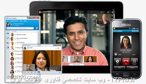 **!! نحوه راه اندازی *Cisco Jabber* بروی انواع *Device  *ها :**

مقدمه:
 *Cisco jabber*  نرم افزاریست ارائه شده از طرف شرکت سیسکو برای ارتباط های  Text Messaging  (به صورت گروهی و یا فردی ) و به اشتراک گذاری فایل ها ، Voice & Video Calling و به اشتراک گذاری Desktop  که ذکر این مطلب الزامیست ،برای استفاده از سیستم کنفرانس چه صوت و چه تصویر نیاز به راه اندازی سرویس  WebEx میباشد.
||Jaber::http://tosinso.com/files/get/c430cf1c-e2d1-415a-bd9a-ec183652fe7f||
از جمله امکانات این مجموعه سرویس میتوان به این نکته اشاره داشت ، (مانند نرم افزار Lync  در مایکروسافت ) شما میتوانید آن را بروی گوشی تلفن همراهتان ، کامپیوتر شخصی خود (PC) ، تبلت و لب تاپتان داشته باشید و در صورت نیاز ادامه مکالمه خود را به device  دیگری انتقال دهید . مثلا فرض کنید بروی میز کار خود یک تلفن 7940  دارید و با مدیرتان مشغول صحبت هستید و در همین حین برای شما کاری پیش می آید و مجبور هستید از پشت میز خود بلند شوید در این حالت میتوانید مکالمه خود را به تلفن همراهتان منتقل کنید و هم به کارتان برسید و هم دیگر نیازی به قطع کردن مکاله خود ندارید که این جابجایی در صورت داشتن سرویس  WebEx  میتواند حتی به صورت خارج از شبکه داخلی شرکت و بروی اینترنت هم ادامه پیدا کند. شما میتوانید این سناریو را در مکالمه تصویری  نیز در نظر بگیرید.
||http://tosinso.com/files/get/4bd12c07-602e-4522-acbb-df729e9b5955||
برای راه اندازی این سرویس باید زیر ساخت مورد نیاز آن را فراهم کنیم، که شامل راه اندازی Cisco Unified Call Manager  یا همان CUCM  و  Cisco Unified IM & Presence میشود.
!! در ادامه نحوه راه اندازی IM & Presence  و Integrate  کردن آن با CUCM را  توضیح داده و سپس نرم افزار Jabber  را توضیح خواهم داد.
ذکر چند نکته خالی از لطف نیست:
!! 1- همخوانی سرور های  CUCM  و IM & Presence  (در اینجا از نسخه 11 استفاده شده است)
2- اطمینان از داشتن منابع کافی بروی سروری که بروی آن این سرویس ها را نصب کرده ایم.
!! 3- اطمینان از برقراری درست سرور IM,CUCM و نرم افزار لایسنس (Cisco Prime)
4- برای برقراری تماس ها (voice & Video) نیاز به Assign  کردن شماره داخلی خاص به هر Jabber Account  داریم.
!! 5- اطمینان از راه اندازی همه ی سرویس های مورد نیاز بروی هر دو سرور IM&P  و CUCM


ابتدا میبایست CUCM  را به IM&P متصل کنیم برای این کار میبایست مانند زیر عمل کنیم:
-	ابتدا سرور IM&P  را معرفی میکنیم ، برای این کار در CUCM  به منوی System  و سپس Server  بروید:

دقت شود که قسمت های هایلایت شده حتما مانند شکل پر شوند و قسمت هایی که تیک خورده شده مانند آن تیک خورده شود و  آیتم های انتخابی مانند شکل انتخاب شوند.”
||http://tosinso.com/files/get/b7119000-5873-47fb-bd2a-47b40a4eef2f||
||http://tosinso.com/files/get/4e8c88d9-08f5-48a1-bff2-ef5f5f4c25de||
||http://tosinso.com/files/get/64fe8457-7b19-4115-bf21-39b786caaf98||
-	در CUCM  و در منوی SIP Trunk Security  یک پروفایل جدید بسازیم.
||http://tosinso.com/files/get/6856afdd-7183-46e7-b2cf-dbf289761fac||
برای رسیدن به این منو میتوانید از مسیر زیر استفاده کنید:
||http://tosinso.com/files/get/58e3f3a1-96e9-4add-bad9-f4c27c21dd07||
-	حال نوبت ساخت Trunk  است:
برای برقراری ارتباط میان IM&P  و CUCM  یک Sip Trunk  میان این دو سرور میسازیم

||http://tosinso.com/files/get/84225b83-ffb4-403b-b8f1-610639d09146||
||http://tosinso.com/files/get/7ec37180-e4ec-447e-a017-6ec8a39673e2||
||http://tosinso.com/files/get/6cc39e87-238e-4bf5-824c-1d07aa574474||
-	در Sip information  و در قسمت Destination Address  آدرس سرور IM&P  را وارد میکنیم که با پورت شماره 5060 این Trunk  برقرار خواهد شد.
-	SIP Profile  حتما بروی Standard SIP Profile  قرار خواهد داشت.

حال به سرور IM&P  مراجعه میکنیم: 
CUCM ip address:192.168.5.243
IM&Presence ip address:192.168.5.241
حال برای برقرای Trunk  باید یک پروفایل در IM&P بسازیم ولی نکته ی مهم آن است که مانند شکل زیر میباست در قسمت   CUCM IM and Presence Publish Trunk  همان Trunkی که در CUCM  ساختیم را انتخاب کنیم:

||http://tosinso.com/files/get/27ad5a90-76a2-4e32-81d3-440a4d9609e0||

نکته مهم دیگر این است که IM&P  مانند یونیت های دیگر Unified communication  در سیسکو نیست و بصورت یکپارچه با خود CUCM  کار میکند مثلا لایسنس خود را از آن میگیرد و در Submenu های CUCM به گزینه های CUCM اضافه میشود. 

||http://tosinso.com/files/get/f8c37cac-b346-438c-ba67-7f5b24bbfe81||
حال میبایست CTI port  را برای IM&P  در سرور CUCM تعریف کنیم:

CTI Port :
CTI port  یا همان Computer Telephony Integration  در حقیقت یک device  مجازی است (Virtual Device) که به شما این اجازه را میدهد تا یک خط مجازی بسازید. باید بازای هر خط فعال (Active Voice Line) که میخواهیم از آن به عنوان خط   Soft phone  استفاده کنیم یک CTI port  داشته باشیم.
||http://tosinso.com/files/get/e23b5318-be90-44b5-9639-aa1686e51987||
||http://tosinso.com/files/get/eac7fd42-9b25-4d9b-8808-926fd41760a9||


ادامه مطلب در حال بروز رسانی میباشد
با تشکر
