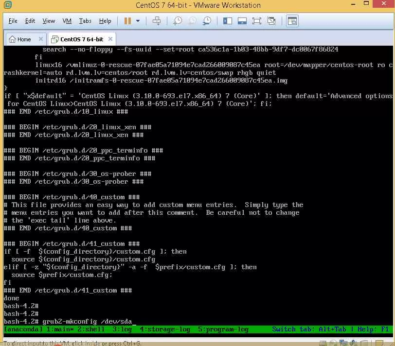 با سلام و خسته نباشید

خودم لینوکس  CentOs 7 رو دارم
فایل grub2 خراب کردم

برای ریکاوری این کارها رو انجام دادم :

1- سی دی خود لینوکس CentOs 7  رو گذاشتم رفتم به مد Rescue  و این دستورات رو زدم :


||https://tosinso.com/files/get/02cb20b6-e7b3-4fb7-937b-48ec2f60f384||

||https://tosinso.com/files/get/0f31db7d-65f3-4f47-a0e7-0f519502dd20||

||https://tosinso.com/files/get/4bd249b0-0c27-4017-b2b1-7eed03926e0d||

از دو دستور استفاده کردم 

grub2-install /dev/sda
grub2-mkconfig /dev/sda

سوالم این که با چه دستوری متوجه بشم لینوکس من توی مثلا sda  یا hda...    توی کدومش نصب شده ؟

2- سیستم رو reboot کردم و با هارد اومدم بالا ولی این رو بهم نشون میده :

||https://tosinso.com/files/get/9e091595-e392-4bbf-944f-210d7c26826d||


چجوری باید فایل خراب grub2  رو ریکاوری کنم ؟


با تشکر