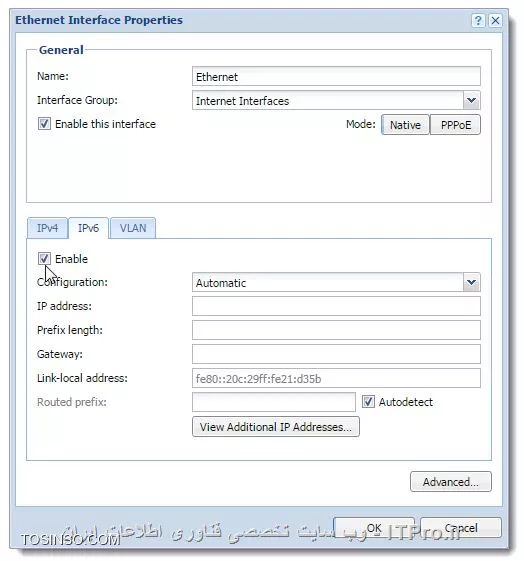 IPV6 کریو کنترل نوشته شده توسط احمد توسلی 