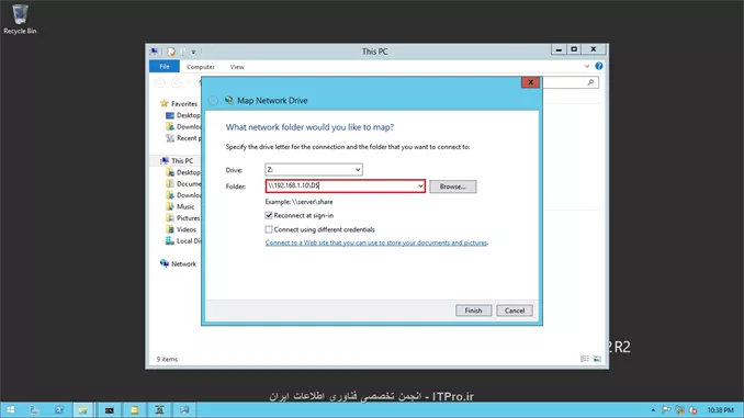 Map Network Drive