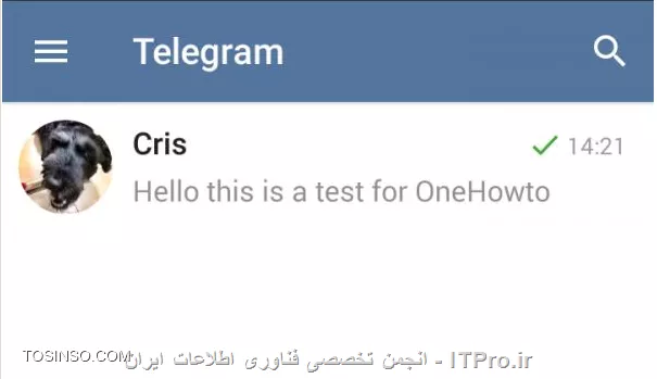 حدف مخاطبین در برنامه ی Telegram

برنامه ی Telegram ، برنامه ای است که طی چند ماه گذشته طرفداران بسیاری را جذب خود کرده است . اما مساله ای که در این برنامه ( البته از منظر برخی افراد مشکل است نه مساله ) این است که شما در لیست مخاطبین خود افراد قادر به دیدن افراد غریبه ای می باشید که شماره ی آنها در لیست مخاطبین تلفن همراه شما ذخیره نشده است . در صورتی که تمایل داشته باشید این مخاطبین اضافی را از لیست مخاطبین خود در Telegram حذف کنید ، کافی است مراحل زیر را دنبال کنید :

ابتدا مخاطب مورد نظر را از لیست مخاطبین برگزیده 

 ||https://tosinso.com/files/get/4c97eccd-a5bd-420f-ba76-988f8eece931||

سپس بر روی نام مخاطب کلیک کنید:
 
||https://tosinso.com/files/get/2693a612-f5a4-40fc-8f21-037f8fa1804b||

در پنجره باز شده بر روی سه نقطه بالای شمت راست کلیک کرده و پس از باز شدن منوی زیر ، گزینه ی Delete را انتخاب کنید:

 ||https://tosinso.com/files/get/91981c77-36a2-4f4c-8424-5627ffbd4fe7||

در نهایت از شما پرسیده می شود که آیا مایل به حذف مخاطب می باشید ؟ در اینجا باید گزینه OK را انتخاب کنید:

 ||https://tosinso.com/files/get/a8e203eb-ea89-4c95-a2bd-0e84be0c32c8||

و بدین صورت مخاطب شما از لیست مخاطبین Telegram حذف خواهد شد.

موفق و سربلند باشید.
نویسنده : فاطمه قرباوی
منبع : |انجمن تخصصی فناوری اطلاعات ایران::https://tosinso.com/|
هرگونه نشر و کپی برداری بدون ذکر منبع و نام نویسنده دارای اشکال اخلاقی می باشد .