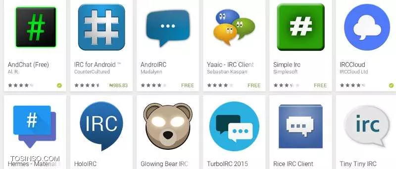  تصویر برنامه های Relay Chat ها
