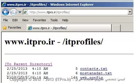 Virtual Directory در IIS