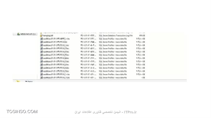 به نام خدا ، در سرور شرکت یه مشکلی برای نرم افزار Sql پیش آمده و ان این است که هر چند دقیقه یک بار یک log  flile ایجاد میکند که منجر به پر شدن درایو میشود به طوری که دیگر نرم افزار حسابداری نمیتواند کار کند به ناچار باید تمام log file ها پاک شده و مجدد دوباره به کار کرد. لطفا راهنمایی کنید چگونه این مشکل برطرف شود نرم افزار sql server 2008
log file audittrace

عکس مربوط مشکل 
||http://tosinso.com/files/get/4ceb0264-6afc-4a52-90ff-5449344224dc||
با تشکر فراوان