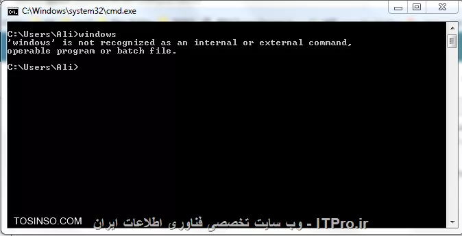 سلام . سپاس گذارم از وقتی گه گذاشتید . من cd \windows\system32\sysprep رو میزنم و بعد اینتر میزنم اما زیرش میزنه
'windows' is not recognized as an internal or external command,
operable program or batch file.
رو میزنه و کرسر میره به سر خط بعدیه خط فرمان
یا حتی میزنم windows اما بازم خطا میده :
||http://network.tosinso.com/files/get/4db48e2d-37ce-4be9-8146-864123aab983||