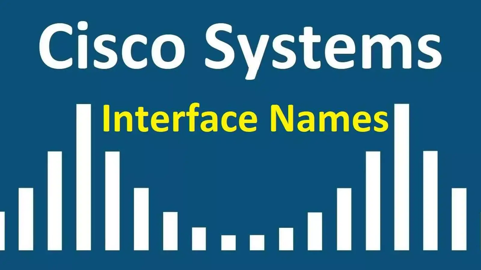 معرفی ساختار نامگذاری interface های روتر سیسکو به زبان ساده