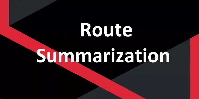 بررسی کاربرد Route Summarization در امنیت اطلاعات و شبکه