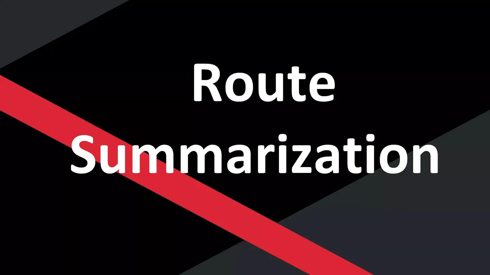 بررسی کاربرد Route Summarization در امنیت اطلاعات و شبکه