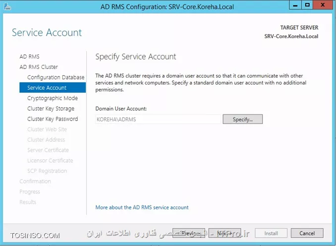 آموزش راه اندازی RMS یا Right Management Services در ویندوز سرور 2012