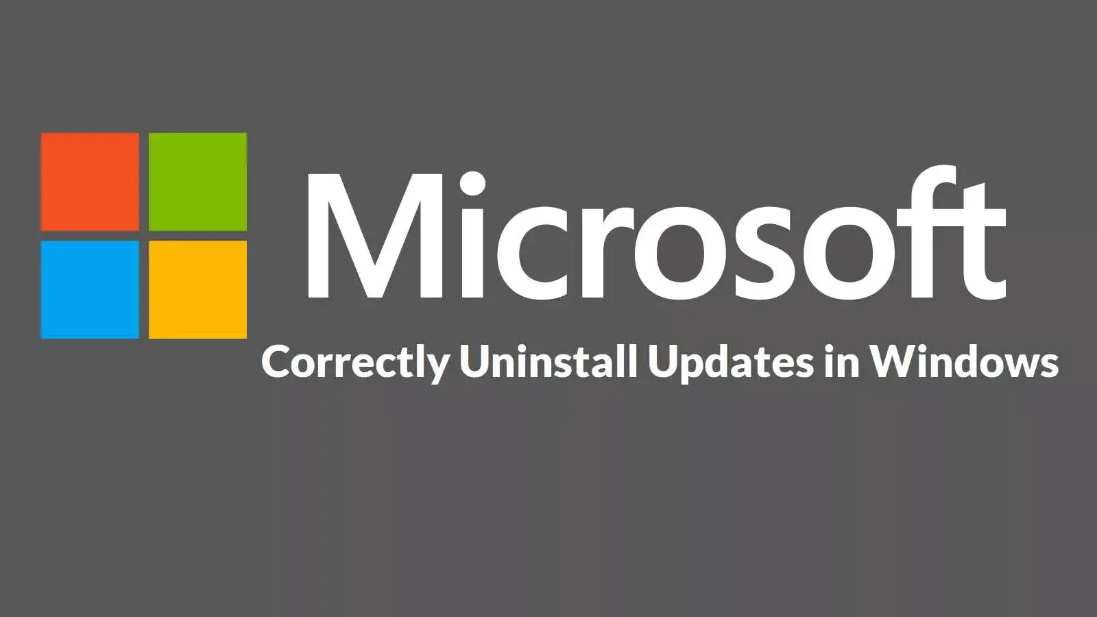 آموزش حذف آپدیت های ویندوز (Uninstall) بصورت حرفه ای