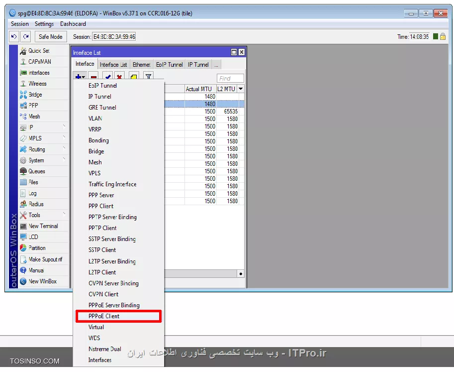 pppoe client