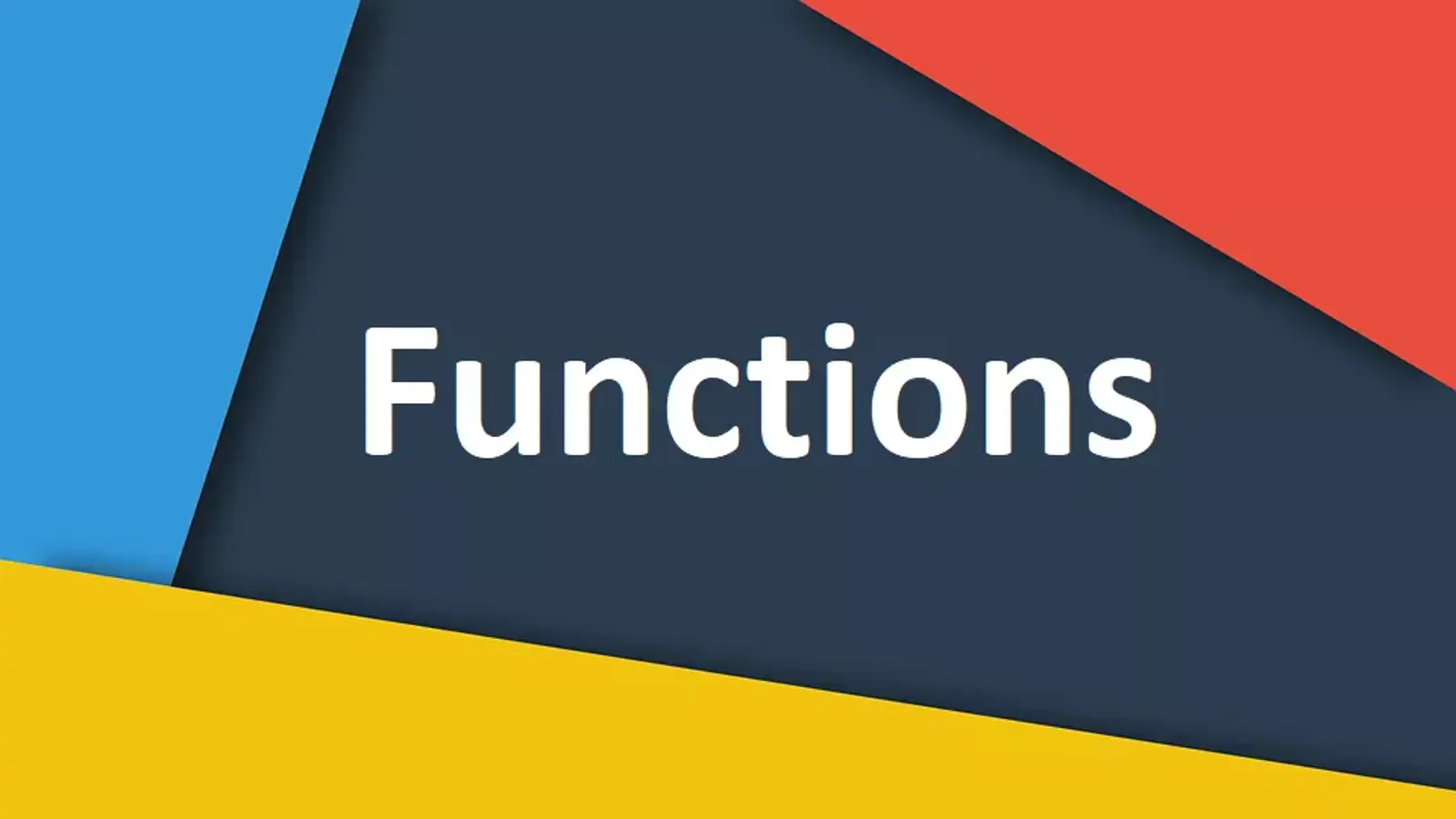 تابع چیست؟ آشنایی با مفهوم Function در برنامه نویسی