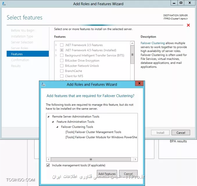 آموزش راه اندای Failover Clustering در ویندوز سرور 2012 و SQL سرور