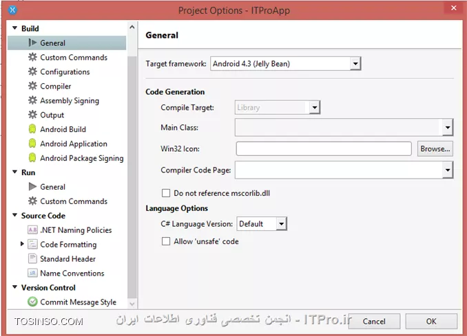 وب سایت توسینسو