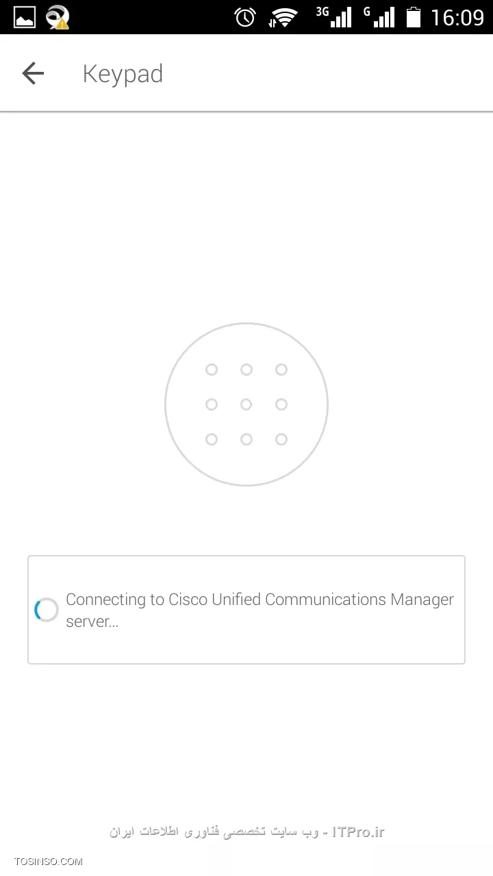 حالا تونستم با Cisco Jabber لاگین کنم .اما با این که تنظیمات رو گام به گام انجام دادم روی اندروید نه داخلی میتونم بگیرم نه میتونم ارتباط برقرار کنم با CUCM.
||http://network.tosinso.com/files/get/6416e704-3041-4632-91cb-94191551b14b||
||http://network.tosinso.com/files/get/54334524-e3df-482a-80ea-8322c08df1d7||
||http://network.tosinso.com/files/get/aae0618c-20eb-4c3f-80bd-fddd17ac7d68||

از بابت کوچکترین سرنخ و راه کارتون هم بی نهایت سپاسگزار و ممنون خواهم بود . 
