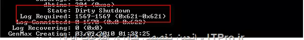 تا وقتی که دیتابیس مبدا به درستی Mount نشود نمی توانید عمل Move Mailbox را انجام دهید.
اولین قدم برای حل این مشکل برسی علت Dismount شدن دیتابیس هستش. اروری که گذاشتید اشاره به نبود بعضی از Logfile های دیتابیس مربوط می کند. 
شما چک کنید ببینید مسیر دیتابیس مربوط صحیح هستش؟
ایا Logfileها وجود دارند؟
در هنگام انتقال Mailbox ها ایا Logfile منتقل شده اند یا نه؟
آیا Backupی از دیتابیس مربوطه دارید؟
وضعیت دیتابیس پیش فرض را توسط دستور زیر چک کنید؟
<c#>
ESEUtil /mh DATABASE PATH
<c#>
به احتمال زیاد در حالت dirty shutdown می باشد.
||http://network.tosinso.com/files/get/5462410d-e354-4f76-b20b-40c2aeb545c5||
