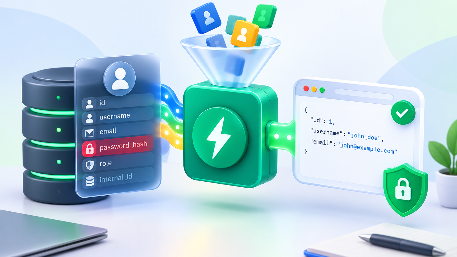 کنترل خروجی API در FastAPI با Response Model؛ نمایش فقط اطلاعات لازم