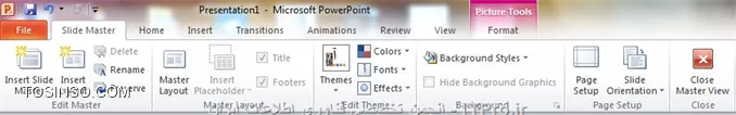 کاربرد های جالب اسلاید مستر (Slide Master) در نرم افزار پاور پوینت(PowerPoint)