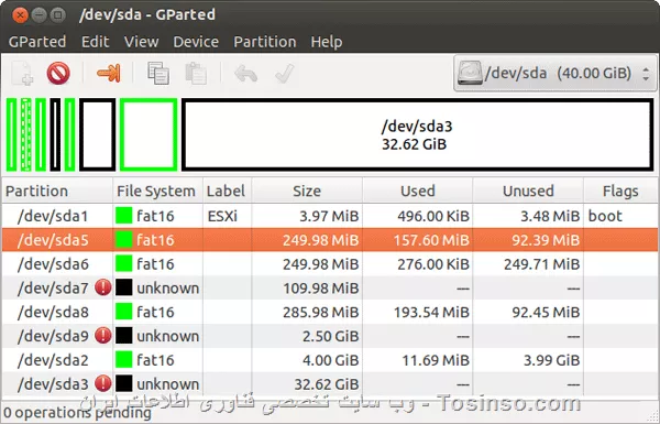||https://network.tosinso.com/files/get/4c8a13a8-290e-471f-a2a5-1384d92fc7ab||

وقتی که حالت UEFI قرار می دم ، مستقیم میره فایل ISO رو لود می کنه و ابونتو live رو میاره بالا

ولی در این حالت وقتی می خوام پسورد ESXI که داخل ریشه sda5 قرار داره رو reset کنم **مثل عکس پایین**
||https://network.tosinso.com/files/get/54ab4323-7ad1-4862-b8de-ac1c458b5141||

برای من sda5 اصلا وجود نداره
