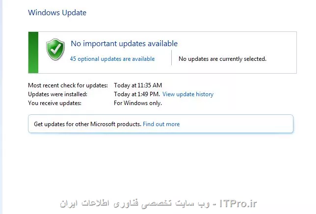 باز هم install رو زدم 
و ریستارت کردم 
||https://network.tosinso.com/files/get/556aa5dc-109d-4275-ae2d-06b473cac384||

حالا اپدیت شده ؟؟؟
با توجه به عکس
