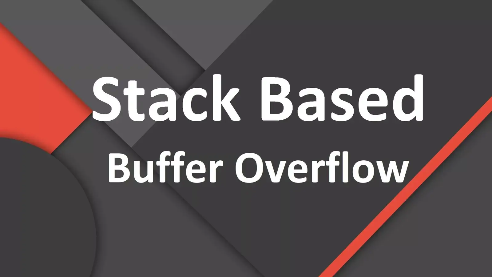 Stack چیست؟ آشنایی یا Stack Based Buffer Overflow