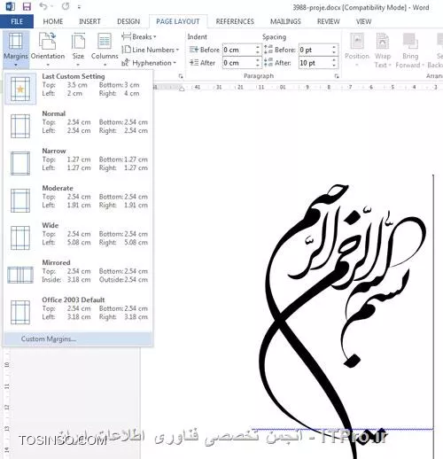 وب سایت توسینسو