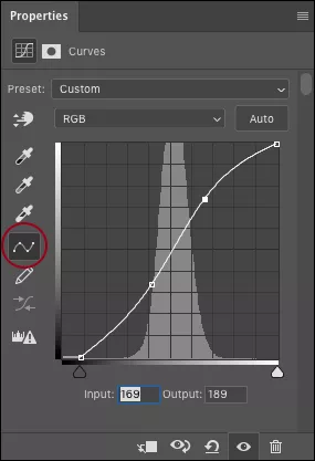 ابزار Curves