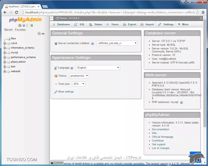 phpmyadmin3