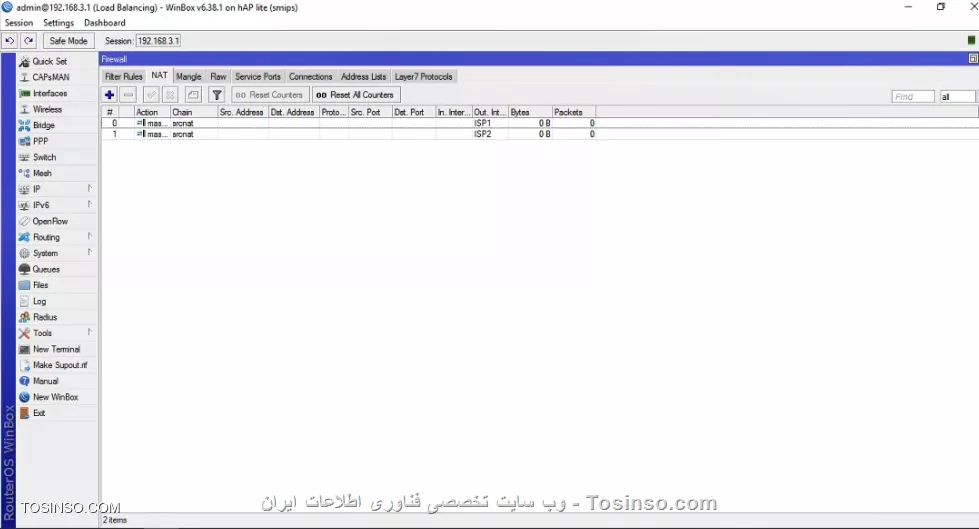 با سلام
بله بدون اکانتینگ همچی خیلی خوب کار میکنه ولی مشکل از بعد اکانتینگ||https://mikrotik.tosinso.com/files/get/384122c2-58f6-4a4d-83a2-f2d3eb5dd3e5||||https://mikrotik.tosinso.com/files/get/58012456-03d9-465a-9972-72d1efdfcc86||||https://mikrotik.tosinso.com/files/get/d7c6da71-b1db-40c9-9733-9eb4a5f4a96a||||https://mikrotik.tosinso.com/files/get/79f53001-7dfa-43e6-887e-d88749fe9ba6||
ممنون از پیگیریتون