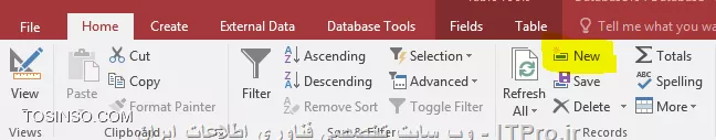 آموزش اکسس 2016 (Access) قسمت 11 : کار با جداول