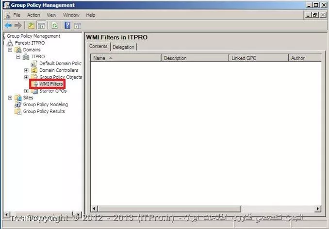معرفی Security Filtering و WMI Filters در GP و بررسی تفاوت های آنها