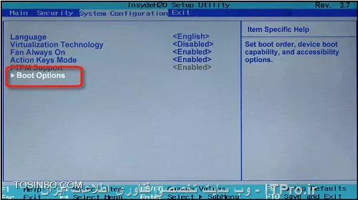 با آموزشی دیگر از سری دوره های مایکروسافت در خدمت دوستان و عزیزان هستم.Secure Boot نام قابلیتی جدید در مادربوردهای مجهز به تکنولوژی UEFI می باشد، که همزمان با روشن شدن کامپیوتر وارد عمل گردیده و تا بوت شدن کامل ویندوز، فایل های اصلی بوت سیستم عامل را توسط الگوریتم های امنیتی خاص قفل و از این روی از آلوده شدن احتمالی سیستم عامل توسط ویروس ها و بدافزارهایی که در فرایند بوت شدن ممکن است ویندوز را آلوده کنند جلوگیری می نماید. 

در واقع این قابلیت با روشن شدن سیستم، از این که هسته ویندوز (Kernel)، توسط ویروس هایی که به هنگام بوت شدن وارد عمل می گردند و آن را آلوده می سازند جلوگیری کرده و از این روی سطح امنیتی سیستم عامل را نیز بالاتر خواهد برد. این ویژگی امنیتی به خصوص در مورد کامپیوترهایی که حاوی اطلاعات مهم و حیاتی هستند، می تواند بسیار مفید باشد. گفتنی ست که کارشناسان امنیت بر این باورند که این قابلیت در نوع خود نقطه عطفی برای سیستم عامل های مایکروسافت به حساب می آید.

ضمن این که این نکته را نیز بایستی مد نظر داشت که با فعال کردن این قابلیت بر روی کامپیوتر، افراد از آن پس به جز ویندوزهای 8  و 10 دیگر قادر به نصب هیچ سیستم عاملی (لینوکس، مک، ویندوز 7، ویستا، ایکس پی و ...) نخواهند بود. پس اگر بخواهیم از Secure Boot استفاده کنیم، لازم است تا پیش از هر گونه اقدامی از این که نسخه های گوناگون سیستم عامل های دیگر هم چون لینوکس و مک قابلیت پشتیبانی از آن را دارند مطمئن گردیم و یا کلا از نصب آن ها صرف نظر نماییم. برای فعال کردن و استفاده از این قابلیت، می توان به دو طریق عمل کرد:

!! 1. از طریق بایوس
بدین صورت که همزمان با روشن شدن کامپیوتر با زدن کلید Del (یا دیگر کلیدهای تعبیه شده برای ورود به بایوس) وارد تنظیمات بایوس شویم و گزینه مرتبط با Secure Boot را فعال یا غیر فعال نماییم. در زیر می توانید چند مثال از مدل های گوناگون بایوس و این که چگونه این قابلیت بر روی آن ها فعال شده است را ببینید:
<center>
||http://tosinso.com/files/get/593d4290-eb7f-4f63-b13c-6c17232a0b75||
||http://tosinso.com/files/get/1c739074-fa8a-427d-bcfa-3f1ac722fb43||
||http://tosinso.com/files/get/feec4980-f8a8-48dc-be32-cac3e4e14a2d||
||http://tosinso.com/files/get/e80e15a1-364e-48f6-af9d-976233a5c81d||
||http://tosinso.com/files/get/befa4d17-9076-48e2-85cb-768520ccef33||
||http://tosinso.com/files/get/dd32db39-08d8-4d5b-9b99-50a02be63fa0||
<center>

!! 2. از طریق ویندوز 8
برای فعال سازی این قابلیت از طریق ویندوز 8، مراحل را دنبال نمایید:
وارد منوی استارت شوید و عبارت PC Settings را تایپ کرده تا وارد صفحه مربوطه گردیم
<center>
||http://tosinso.com/files/get/4c34d8e4-bbc3-4a4b-9fbc-71e9375dc190||
<center>
سپس با کلیک بر روی Update and Recovery مراحل را ادامه می دهیم
<center>
||http://tosinso.com/files/get/506eb014-361b-45f4-93b9-b7c4ad27fd79||
<center>
در قسمت بعد و پس از ورود به بخش Update and Recovery بر روی Restart Now کلیک می کنیم تا کامپیوتر ریستارت گردد
<center>
||http://tosinso.com/files/get/276f9a32-7b02-45ab-956f-7e8e8399fd5b||
<center>
پس از انجام مراحل بالا، کامپیوترمان ریستارت خواهد شد، و آن گونه که در زیر نیز مشاهده می نمایید ویندوز این بار به جای بوت شدن، به ما صفحه دیگری نمایش خواهد داد، که ما نیز با انتخاب گزینه Troubleshoot مراحل را ادامه می دهیم.  (تصویر زیر)
<center>
||http://tosinso.com/files/get/551dd57f-d8b6-4266-971e-3cdbfec52de5||
<center>
و در صفحه بعد، با انتخاب گزینه Advanced Options مراحل را ادامه خواهیم داد(تصویر زیر)
<center>
||http://tosinso.com/files/get/188af15f-b8f4-45da-939b-98b64b2caf6f||
<center>
سپس و در صفحه بعدی گزینه UEFI Firmware Settings را انتخاب می کنیم (تصویر زیر). دقت داشته باشید در صورتی که این گزینه در این صفحه برای شما وجود نداشته باشد، ممکن است قادر به فعال کردن Secure Boot از این طریق نباشید، و لذا پیشنهاد می شود تا آن را به وسیله بایوس فعال کنید.
<center>
||http://tosinso.com/files/get/40cbaf34-629d-4c0a-8d3e-fc27a896a433||
<center>
در نهایت پس از انتخاب گزینه بالا، برای ما صفحه بعد (تصویر زیر)، نمایش داده خواهد شد که با کلیک بر روی Restart قابلیت Secure Boot فعال شده و کامپیوتر در نهایت ریستارت خواهد گردید.
<center>
||http://tosinso.com/files/get/35f31aab-0b4d-48c9-93aa-ee80134ab154||
<center>
تمااااااااااااااااااام!
به همین راحتی!
حال که Secure Boot برایمان فعال شده، از این پس هر بار با روشن شدن کامپیوتر و شروع عملیات بوت، تمامی مراحل از ابتدا تا انتها و پیش از ورود به ویندوز، توسط الگوریتم های امنیتی خاص بررسی گشته و ایمن سازی می شوند، که همین امر موجب می گردد تا ویروس هایی که همراه با بوت شدن ویندوز شروع به کار می کنند دیگر نتوانند وارد عمل شده و از این روی گام مهمی در برقراری امنیت سیستم برداشته خواهد شد.ضمن این که این نکته را مجددا نیز تکرار می کنم: حال که این قابلیت بر روی سیستم تان فعال شده، در نتیجه دیگر به شما اجازه نصب هیچ سیستم عاملی به جز ویندوز 8 و 10 داده نخواهد شد و یا با ایرادات فراوان در نصب مواجه می گردید.
<left>
شاد و پیروز
<left>

نویسنده : اسحاق احمدپور
منبع :| جزیره سرویس های شبکه مایکروسافت وب سایت توسینسو::https://tosinso.com/microsoft|
هرگونه نشر و کپی برداری بدون ذکر منبع و نام نویسنده دارای اشکال اخلاقی است