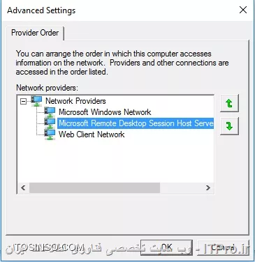 ||http://network.tosinso.com/files/get/596d88c8-7a85-4cb3-80fb-06ad5bce07f4||
از طریق advanced setting میتونین به کارت شبکه های مختلف اولویت بدید. وای فای رو کلیک کنید و با فلش بیارید بالا.
از پنجره network connections