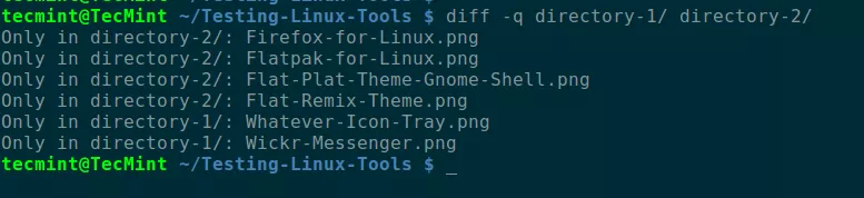 مقایسه دو دایرکتوری با استفاده از ابزار Diff و Meld در لینوکس