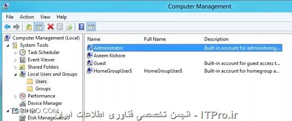 مهندس خانلری در قسمت پنجم در زيرمجموعه آن پوشه Users بعد کادر سمت راست من دیدم پسورد یوزرهارو عوض میکنن میشه اینو توضیح بدین سخته برم پست بزارم و حواله کنم به این قسمت راه دوره بچه ها هم گیج میشن هم گم میشن...:)||http://network.tosinso.com/files/get/59ffbbe9-bd20-40a4-9a9a-e54538ed0bab||