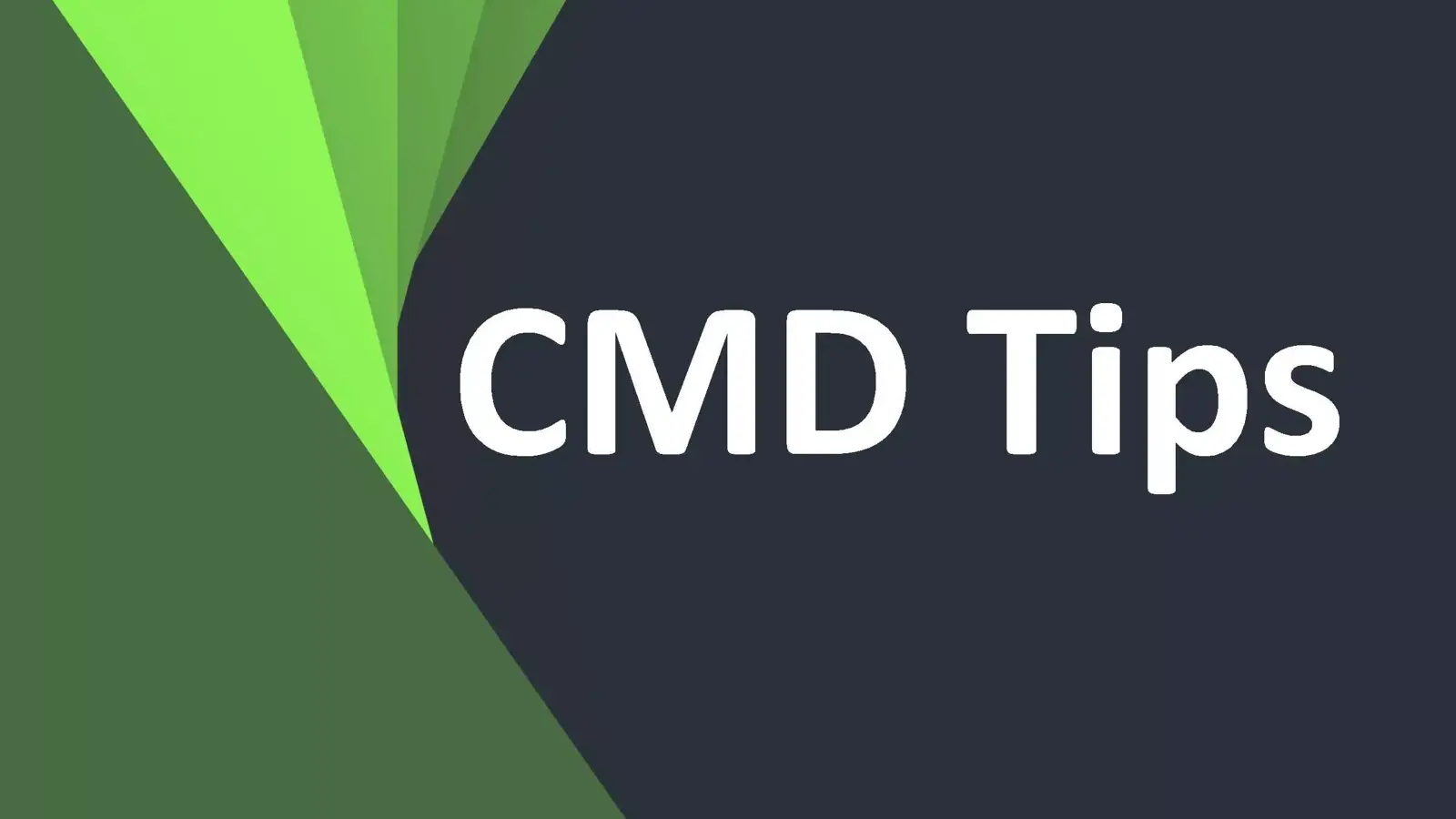 5 نکته خاص در استفاده از CMD که باید بدانید