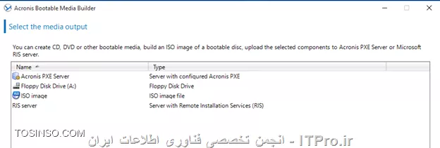 |ریکاوری کردن کل سیستم بر روی یک هارد دیسک جدید بوسیله Acronis True Image 2016::https://tosinso.com/articles/41964/%d8%a2%d9%85%d9%88%d8%b2%d8%b4-%d8%b1%db%8c%da%a9%d8%a7%d9%88%d8%b1%db%8c-%d8%a7%db%8c%d9%85%db%8c%d8%ac-%da%a9%d9%84-%d8%b3%db%8c%d8%b3%d8%aa%d9%85-%d8%b1%d9%88%db%8c-%d9%87%d8%a7%d8%b1%d8%af-%d8%ac%d8%af%db%8c%d8%af-%d8%a8%d8%a7-%d8%a7%da%a9%d8%b1%d9%88%d9%86%db%8c%d8%b3|
|قابلیت Cloning در Acronis True Image 2016::https://tosinso.com/articles/41112/%d8%a2%d9%85%d9%88%d8%b2%d8%b4-%d8%a7%d8%b3%d8%aa%d9%81%d8%a7%d8%af%d9%87-%d8%a7%d8%b2-Cloning-%d8%af%d8%b1-%d8%a7%da%a9%d8%b1%d9%88%d9%86%db%8c%d8%b3-(-Acronis-True-Image-)|
در دنیای Backup گیری یکی از بزرگترین معضلات، Recover کردن یک Backup بر روی یک سخت افزار متفاوت می باشد. این پروسه بصورت اتومات و تضمینی در هیچ شرکتی یا سازمانی انجام نشده است و همیشه Admin در این پروسه دخالت و دستکاری های را انجام می دهد.بعضی از نرم افزارها مانند Acronis, Backup Exec and Symantec System Recovery  ایجاد شده اند تا این پروسه مهم و دست گیر را تا حدودی بر اساس شرایط خاصی هندل کنند. در این آموزش قصد داریم از  قابلیت Acronis Universal Restore در Acronis True Image 2016 استفاده کنیم. قبل از هر چیز باید عرض کنم این نرم افزار  (Acronis true image)بیشتر Client-side می باشد و برای کاربران خانگی استفاده می شود تا برای سرویسهای مهمی مانند Exchange or Active Directory پس سعی کنید برای این چنین سرویسهای از راهکارهای جامعتر ومکملتری استفاده کنید. در بیشتر سازمانهای مشاهده می کنیم Admin شبکه بوسیله همین قابلیت از یک PC ایمیج می گیرد و بر روی سایر کامپیوترها Deploy می کند!!! به نظر بنده این روش نادرست می باشد گرچه Admin با خیال راحت این ایمیج را Deploy می کند و چیز خاصی را احساس نمی کند ولی در آینده یقین داشته باشید شبکه این Admin وضعیتی مشابه وضعیت آب و هوا پیدا می کند و همیشه با مشکلات کلنجار می رود. شاید با خودتون بگید پس ما چکار کنیم؟؟؟ اگر از این قابلیتها استفاده نکنیم!!!
برای اینکار Microsoft سلوشن خودشو داره. برای اطلاع بیشتر لینک زیر را مطالعه کنید.
<ltr>
Creating Custom Install Images
<ltr>
<c#>
https://technet.microsoft.com/en-us/library/dd637993(v=ws.10).aspx
<c#>
از مطلب اصلی فاصله گرفتیم.
خب!!!
با استفاده از قابلیت Acronis Universal Restore  شما به راحتی می توانید یک ایمیج را بر روی یک سیستم با مشخصات سخت افزاری متفاوت Recovery کنید. این قابلیت به شما اجازه می دهد درایور ها و چیپستها و.... سیستم  را بعد از Recovery بر روی سیستم جدید نصب کنید. این کار باعث جلوگیری از ظاهر شدن blue screen  بعد از ریکاوری کردن ایمیج می شود. یکی از مزیتهای این قابلیت جستجوی درایور مخصوص Controller هارد دیسک یا درایور مخصوص Motherboard و نصب آن بر روی سیستم جدید می باشد، تا سیستم عامل قدیمی بتواند با این سخت افزار جدید Mach و Load شود.
<ltr>

When you restore your backup to a new location, Universal Restore:
•	Detects the machine type and auto-installs appropriate drivers for the hardware abstraction layer (HAL).
•	Detects hard disk controllers (SCSI and IDE) OR prompts you for driver locations.
•	Reboots the machine.
<ltr>
نکته : این قابلیت بر روی همه نسخه های Acronis بصورت رایگان وجود دارد.
پیش نیازهای استفاده از این قابلیت:
•	یک Full Backup یا Critical Backup (منظور از critical backup پارتیشنهای سیستم عامل می باشد)
•	Acronis Universal Boot media
•	درایورهای مورد نیاز برای Load شدن سیستم عامل.
*قدم اول ایجاد Acronis Universal Boot media می باشد:*
برای این منظور Acronis true image را اجرا کرده و به منوی Tools رفته و گذینه زیر را کلیک کنید
||http://tosinso.com/files/get/1362f4bb-e78f-47f3-9d36-261bc2531846||
و ابزار Acronis universal restore را دانلود و نصب کنید.
بعد از نصب دوباره به مسیر بالا رفته و گذینه Acronis universal restore را کلیک کنید تا Wizard ایجاد Acronis Universal Boot media ظاهر شود.
در اولین مرحله next کنید. در صفحه زیر گذینه مشخص را انتخاب و Next کنید
||http://tosinso.com/files/get/b6135355-a5f3-4367-8d7b-a78289075a34||
شما همچنین می توانید از Win PE هم استفاده کنید که بجای Load کردن یک محیط Linuxی از windows preinstallation environment استفاده میکند به شرطی که Windows AIK بر روی سیستم نصب شده باشد.
Next کنید.
||http://tosinso.com/files/get/f79d371f-a745-4226-981b-071bf7454711||
هر دو گذینه بالا را انتخاب کنید تا بتوانید Acronis Universal Boot media را در هر دو محیط Bios and UEFI اجرا کنید.
||http://tosinso.com/files/get/5b0bd982-12c3-47a5-85a4-d9c87a95c563||
خروجی این فایل بوت را مشخص کنید.
||http://tosinso.com/files/get/4e637058-4bc7-44e4-87b0-05fa7d36d4c1||
در کادر بالا می توانید درایورهای HDD controller , the chipset and NIC … سیستمی که قراره این ایمیج بر روی آن Recover شود را به Acronis معرفی کنید تا آنها را نصب کند.
نکته: در کارد بالا فقط می توانید فایلهای با پسوند *.inf, *.sys or *.oem را معرفی کنید. اگر درایور شما یک فایل exe می باشد با 3rd party های آن را Extract  کنید و این فایلها را استخراج کنید.
در آخر Next  و دکمه Proceed را کلیک کنید. 
Acronis Universal Boot media ایجاد شد.
! سناریو
--
در شرکت کوچک ما یک  FTP serverداریم که بر روی Windows 7 میزبانی می شود ما بصورت مرتب بوسیله همین برنامه یا نسخه های دیگرAcronis از این سرور Backup تهیه می کنیم. بعد از مدتی سرور ما بنا به دلایلی کلا از بین رفت...... و الان قصد داریم ایمیج گرفته شده File Server را بر روی یک File Server جدید با مشخصات سخت افزاری جدید Recover کنیم. 
اولین قدم در این راستا Recovery کردن سیستم عامل و برنامه های دیگر بر روی این سرور می باشد. که برای این منظور می توانید از |ریکاوری کردن کل سیستم بر روی یک هارد دیسک جدید بوسیله Acronis True Image 2016 استفاده کنید.::https://tosinso.com/articles/41964/%d8%a2%d9%85%d9%88%d8%b2%d8%b4-%d8%b1%db%8c%da%a9%d8%a7%d9%88%d8%b1%db%8c-%d8%a7%db%8c%d9%85%db%8c%d8%ac-%da%a9%d9%84-%d8%b3%db%8c%d8%b3%d8%aa%d9%85-%d8%b1%d9%88%db%8c-%d9%87%d8%a7%d8%b1%d8%af-%d8%ac%d8%af%db%8c%d8%af-%d8%a8%d8%a7-%d8%a7%da%a9%d8%b1%d9%88%d9%86%db%8c%d8%b3|
ولی متاسفانه بعد از انجام پروسه بالا در اولین Boot سرور با صفحه زیر رو به رو شدیم:
||http://tosinso.com/files/get/a39960f1-a4f6-421a-b1e9-42fd2a436957||
این خطا طبیعیه ایمیج ریستور شده قبلا با سخت افزارهای مختلفی فعالیت می کرد ولی الان سخت افزار این سرور را شناسائی نمی کند و به خاطر همین این خطا را نشان می دهد. برای حل این مشکل ما از Acronis Universal Boot media استفاده می کنیم. اولین قدم بوت کردن File Server با Acronis Universal Boot media می باشد.
||http://tosinso.com/files/get/8a060bc1-1b83-486f-9cd5-28413cf2799a||
گذینه مناسب را انتخاب کنید.
||http://tosinso.com/files/get/2dd4f422-13b8-48dc-865f-2b953ffa11b4||
گذینه اول سیستم عاملی که این درایورها باید بر روی آن نصب شود را انتخاب می کنیم.گذینه دوم شما یک منبعی که حاوی درایورهای مورد نیاز برای Load شدن سیستم عامل نیاز می باشد را معرفی کنید این منبع می تواند Share Folder یا FTP Server و غیره باشد. گذینه سوم درایورهای Hard Controller که باید بر روی این سیستم عامل نصب شود را بصورت یک فایل INF قرار می دهیم.
||http://tosinso.com/files/get/ded68f2b-5587-4ace-98bd-b856794ae0e1||
در آخر OK کنید.
||http://tosinso.com/files/get/230ad450-81e5-4f7d-8ecd-b272bc1fcdc8||
در اخر کار سیستم را Reboot کنید.
--
موفق و پیروز باشید. 

نویسنده: احمد جهلولی 
منبع: |جزیره راهکارهای ذخیره سازی وب سایت توسینسو::https://tosinso.com/virtualization|
نشر و کپی برداری، صرفاً با ذکر نام نویسنده و منبع مجاز می باشد. 