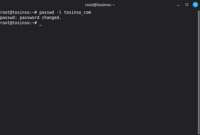 قفل کردن نام کاربری در لینوکس (Linux)