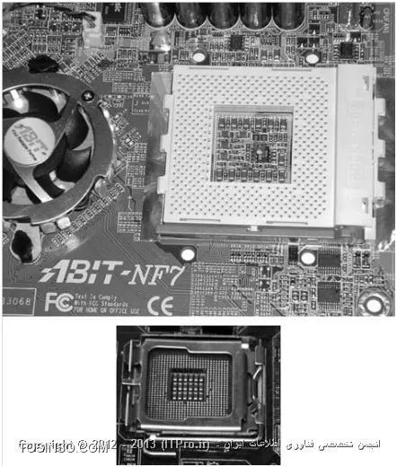 سوکت CPU از نوع PGA  و LGA