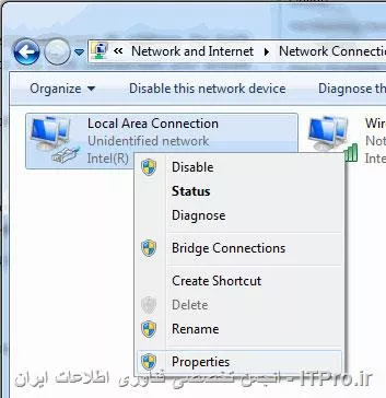  دو نوع کابل اترنت وجود دارد که شما میتوانید از آن ها با توجه به نیاز خود استفاده کنید. اولین مورد به کابل Straight معروف است و دومین کابل نیز Crossover نام دارد. (در شکل زیر میتوانید نمودار پیکربندی هر یک از کابل ها را مشاهده کنید).

||http://network.tosinso.com/files/get/410d9a0a-1d05-4424-bb6f-79d45434d137||

زمانی از کابل Croossover استفاده میشه که دو دستگاهی که به هم وصل می شن یکی باشن . شما میخوایید دو تا سیستم کامپیوتر رو به هم وصل کنید پس باید از این کابل استفاده کنید. برای شروع باید برای هر کامیپیوتر آدرس IP مختلفی تنظیم شود برای این کار وارد کنترل پنل خود شوید و روی گزینه Network and Sharing Center کلیک کنید و در صفحه نمایان شده مطابق شکل زیر روی گزینه Change adapter settings  کلیک کنید.

||http://network.tosinso.com/files/get/51426c2b-0518-4d70-b6ca-b50fddb3011b||

در پنجره Network Connections مطابق زیر روی گزینه مورد نظر راست کلیک کرده و Properties را انتخاب کنید.

||http://network.tosinso.com/files/get/5c61eab7-ba99-4e4a-9d7a-629d7c32f465||

سپس از پنجره Local Area Connection Properties به زبانه Network بروید و روی گزینه Internet Protocol Version 4 کلیک کرده و روی دکمه Properties کلیک کنید. حال آدرس هر یک از کامیپوتر ها (در این جا دو کامپیوتر با ویندوز۷) را مطابق زیر تعیین کنید.

||http://network.tosinso.com/files/get/0b3ec45c-7511-462c-bbfb-a65a0f1048f1||

کامپیوتر اول :
(IP address: (192.168.0.1
(Subnet mask: (255.255.255.0

کامپیوتر دوم :
(IP address: (192.168.0.2
(Subnet mask:(255.255.255.0

||http://network.tosinso.com/files/get/2bc51343-1c68-448a-9e2a-e70aab7027e8||
کار تمام است، حالا کافی است که فایل های موردنظرتان را به اشتراک بگذارید.. فقط کافی است IP آدرس ها در یک رنج باشند مانند مثال فوق SubnetMask هم باید یکی باشد چون در یک رنج شما SET میکنید اتوماتیک این گزینه پر میشود. شما برای شبکه کردن دو سیستم به هم اصلاً نیازی به تنظیم Gateway و DNS ندارید.البته مقاله ای در خصوص شبکه کردن دو سیستم در این سایت توسط مهندس شمس آبادی آماده شده در لینک زیر :
* |آموزش شبکه کردن دو کامپیوتر در ویندوز سون::https://tosinso.com/articles/39092/%d8%a2%d9%85%d9%88%d8%b2%d8%b4-%d8%b4%d8%a8%da%a9%d9%87-%da%a9%d8%b1%d8%af%d9%86-%d8%af%d9%88-%da%a9%d8%a7%d9%85%d9%be%db%8c%d9%88%d8%aa%d8%b1-%d8%af%d8%b1-%d9%88%db%8c%d9%86%d8%af%d9%88%d8%b2-%d8%a8%d8%b5%d9%88%d8%b1%d8%aa-%d8%aa%d8%b5%d9%88%db%8c%d8%b1%db%8c-%d9%88-%da%af%d8%a7%d9%85-%d8%a8%d9%87-%da%af%d8%a7%d9%85|

حالا برای استفاده از منابع و استفاده از شبکه خود میتوانید از لینک زیر که توسط مهندس نصیری تهیه شده استفاده کنید
* |اشتراک گذاری منابع در شبکه یا Resource Sharing::https://tosinso.com/articles/212/%d8%a2%d9%85%d9%88%d8%b2%d8%b4-%d8%a7%d8%b4%d8%aa%d8%b1%d8%a7%da%a9-%da%af%d8%b0%d8%a7%d8%b1%db%8c-%d9%81%d8%a7%db%8c%d9%84-%d8%af%d8%b1-%d8%b4%d8%a8%da%a9%d9%87-%db%8c%d8%a7-Share-%da%a9%d8%b1%d8%af%d9%86-%d9%81%d9%88%d9%84%d8%af%d8%b1|
پس از Sahre کردن منابع (فایل ها ، فولدر ها،درایو ها و ...) میتوانید به RUN رفته و دستور زیر را تایپ کنید
<c#>
\\192.168.0.1
<c#>
در این صورت شما متصل میشوید به سیستمی که IP آن 192.168.0.1 هست و از منابع Share شده بهره میگیرید.
*نکته مهم :*البته لازم به ذکر است که فایروال های هر دو سیستم خاموش باشند
و نکته مهم بعدی همانطور که IP ها باید یکسان نباشند Computer Name ها هم نباید یکسان باشند.
سوالی بود  مطرح کنید
*با ITPRO به روز باشید*
