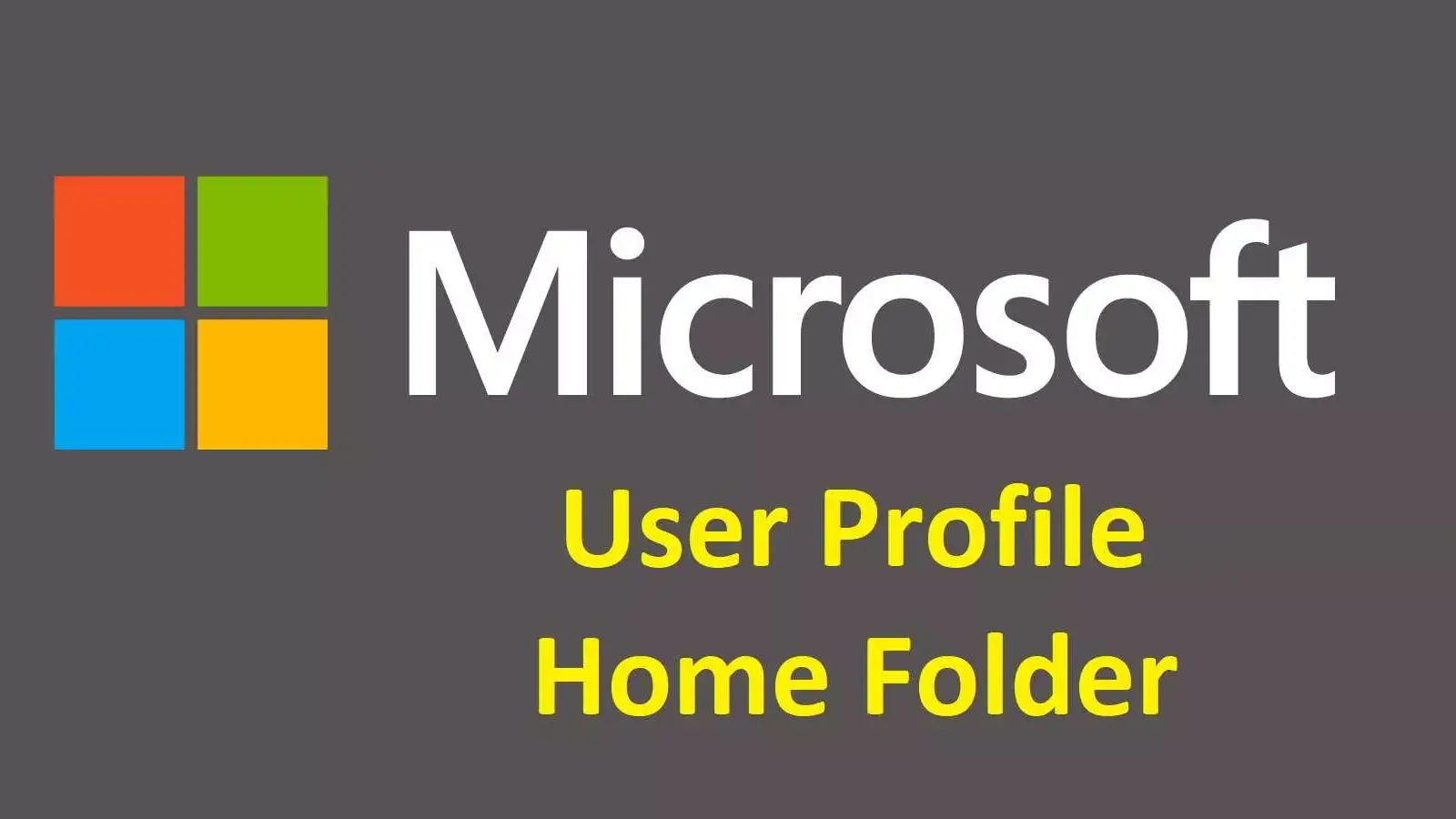 تفاوت User Profile و Home Folder در چیست؟