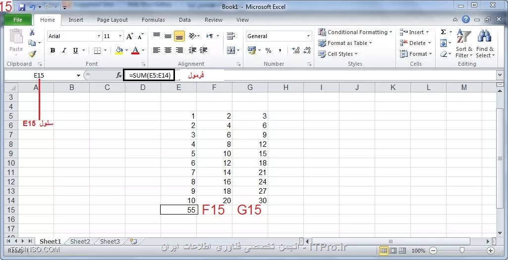 سلام دوستان
||http://tosinso.com/files/get/5d1b9cb2-1460-400f-8a18-cc4784676b97||
دوستان لطف کنید بعدازمشاهده تصویرفوق به سوال زیرجواب بدید
سوال:من میخام فرمول واردشده درسلول E15 رادرسلول های F15 و G15  کپی کنم منظورمن ازکپی کردن Copy & Paste نیست دوستان.آیابارجاع (Reference) می توان این عمل روبرای خانه های نام برده انجام داد؟
خیلی ممنون میشم منودراین زمینه راهنمایی بفرمایید.
بااحترام