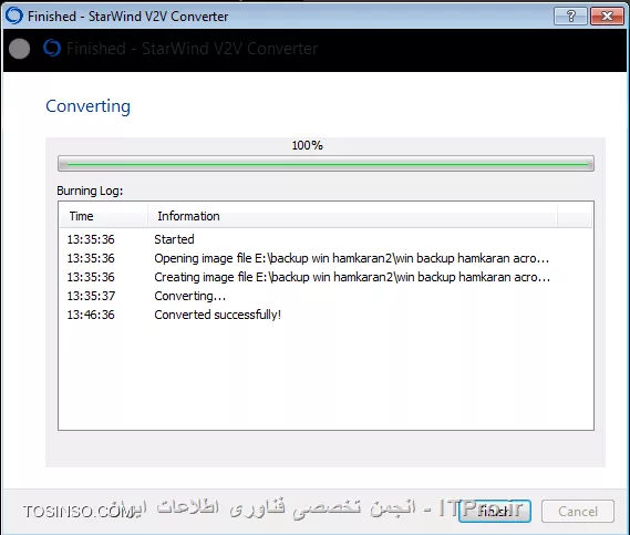 تبدیل VHD به VMDK