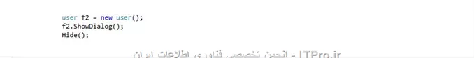 سلام 
یعنی مثلا با زدن button فرم دو باز بشه؟
میتونید یه فرم دیگه ادد کنید مثلا به اسم user بعد تو فرم شماره یک یا فرم اصلیتون یه button بذارید و تو کدش بنویسید 
||http://programming.tosinso.com/files/get/5da671b9-158a-4b95-9372-ba59175b7676||

