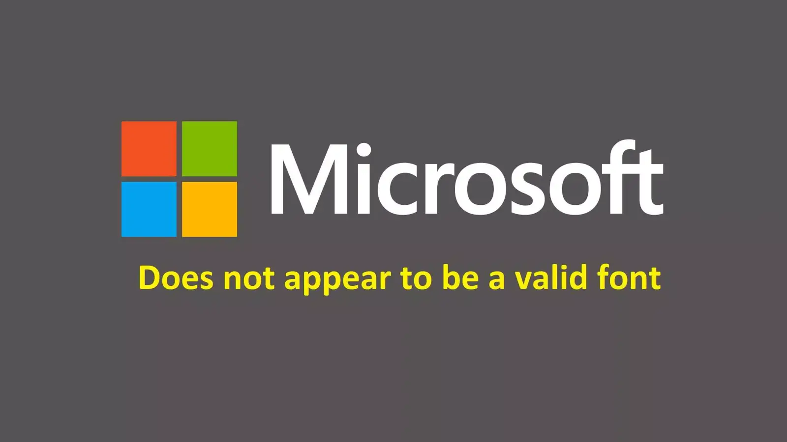 آموزش رفع خطای Does not appear to be a valid font در ویندوز